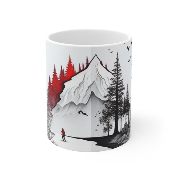 Mug for Coffee Lovers - Artistic and One-of-a-Kind Gift for Her/Him, Wedding Par - Picture 1 of 10